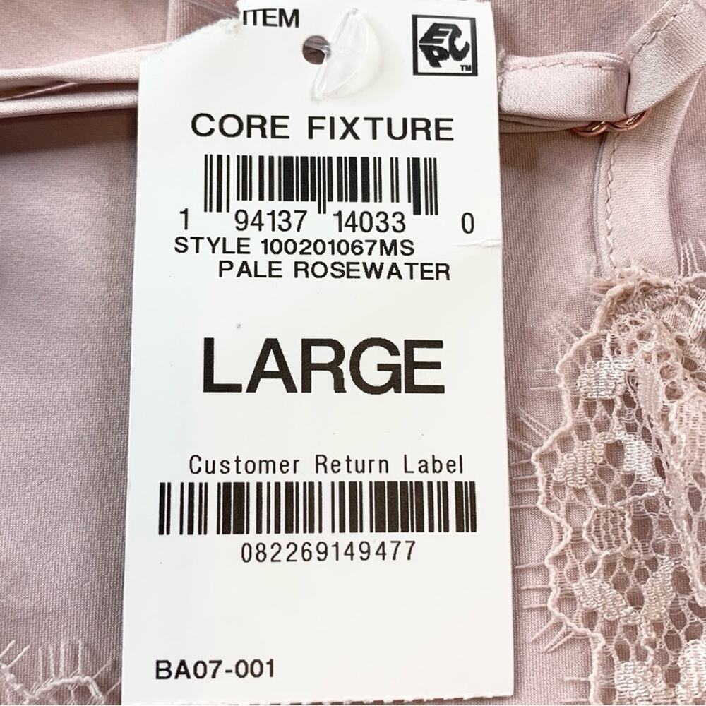 Inc International Concepts Silky Satin Camisole Top Size L Pale Rose Pink NEW - Picture 8 of 10